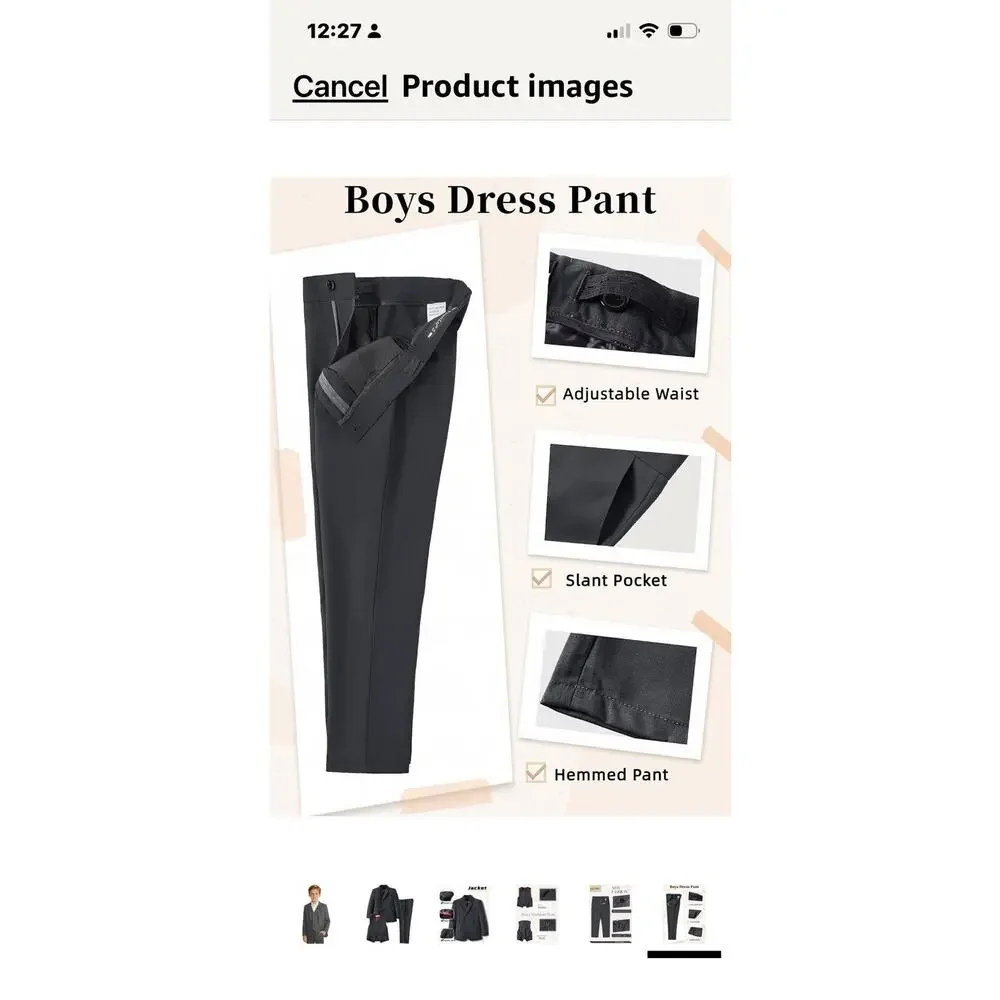 YuanLu Boys Suit for Kids Tuxedo Wedding Ring Bearer Outfit 3t